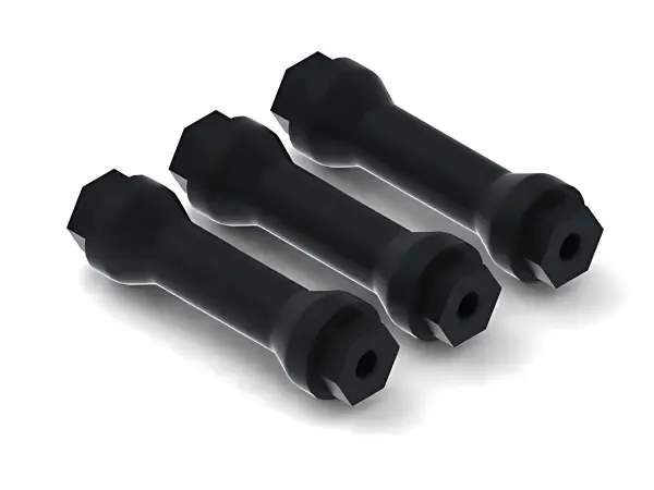 ARAC9695 Arrma CNC Aluminium Wing Posts (Black) (2Pcs) — image 1 of 2
