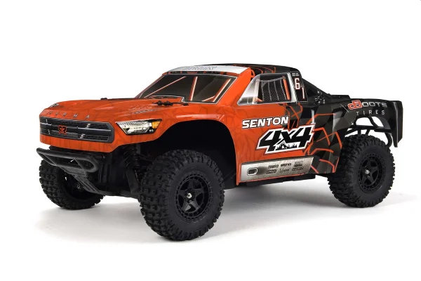 ARAC3334 Arrma Body Painted Decal Trim Red Senton 4X4 Mega