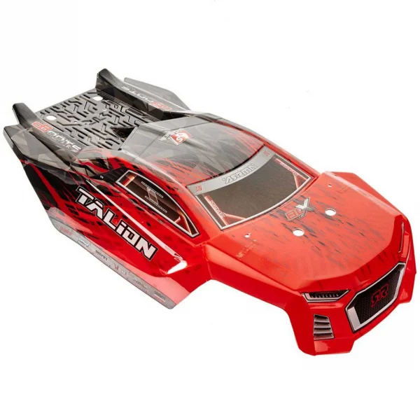 ARAC3324 Arrma Body Red/Black Painted W/Decals Talion 6S BLX