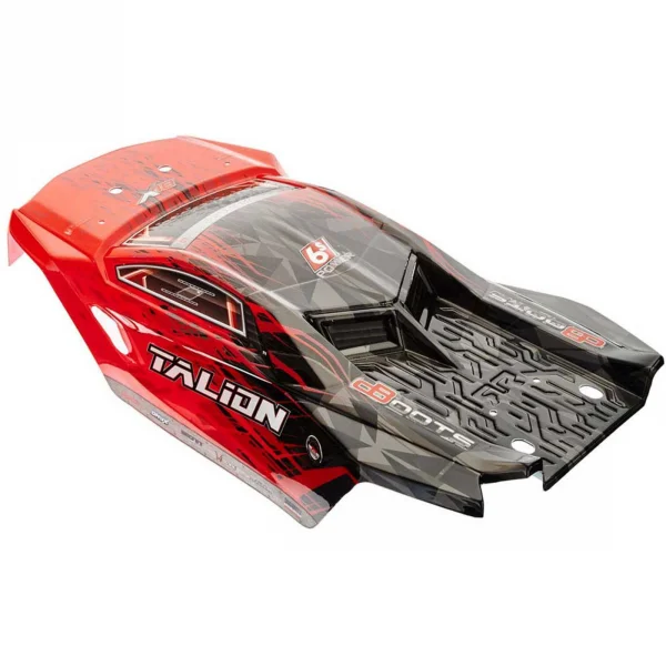 ARAC3324 Arrma Body Red/Black Painted W/Decals Talion 6S BLX