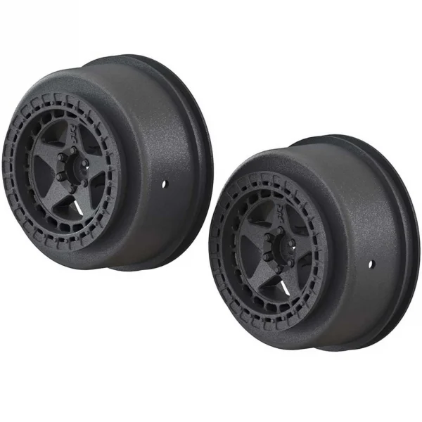 ARAC9461 Arrma Senton 1:10 Short Course 2.2/3.0 Wheels - 14mm Hex - Black (2)