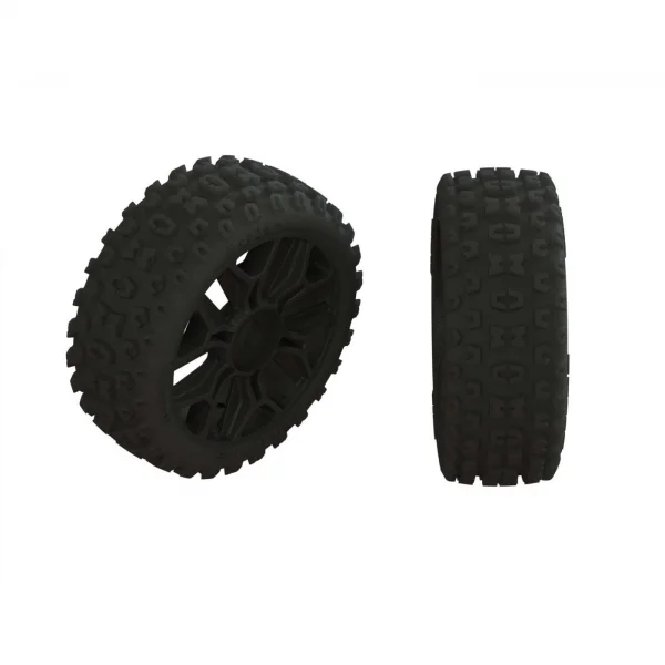Dboots 2HO Tire Set Glued Gun Metal (2)