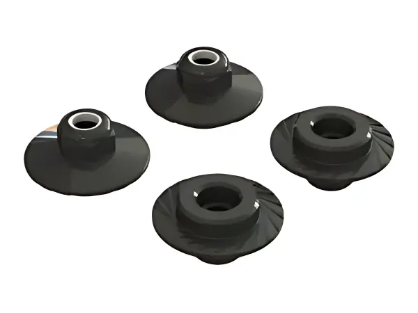 ARAC9698 Flanged Lock Nut 5x8mm (4) — image 1 of 2