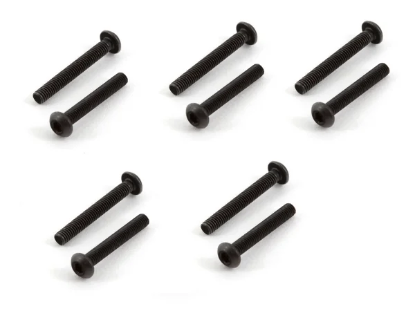 ARAC9756 Arrma Button Head Hex Machine Screw M3X20mm (10Pcs)