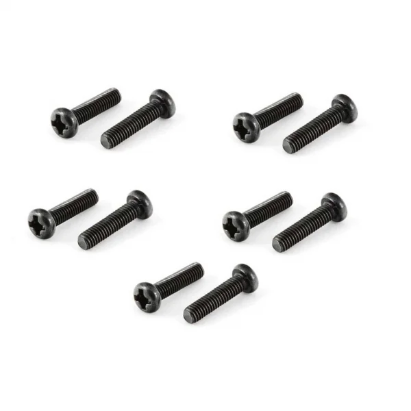 ARAC9838 ARRMA Button Head Cross Machine Screw 3x12mm (10)