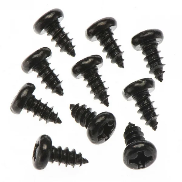 ARAC9723 Arrma Button Head Cross Self Tap Screw M3X6mm (10)