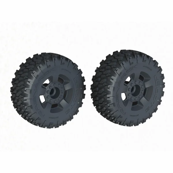 dBoots Ragnarok MT Tire Set Glued - Black (2)