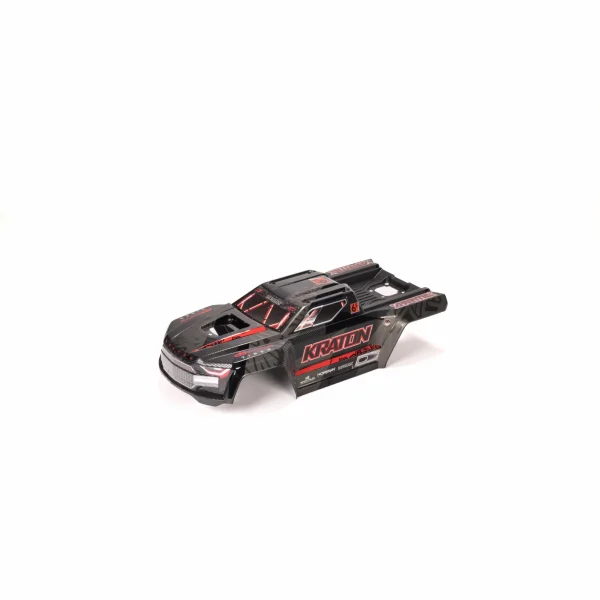 Arrma Kraton 6S EXB Painted and Decaled Trimmed Bodyshell (Black)
