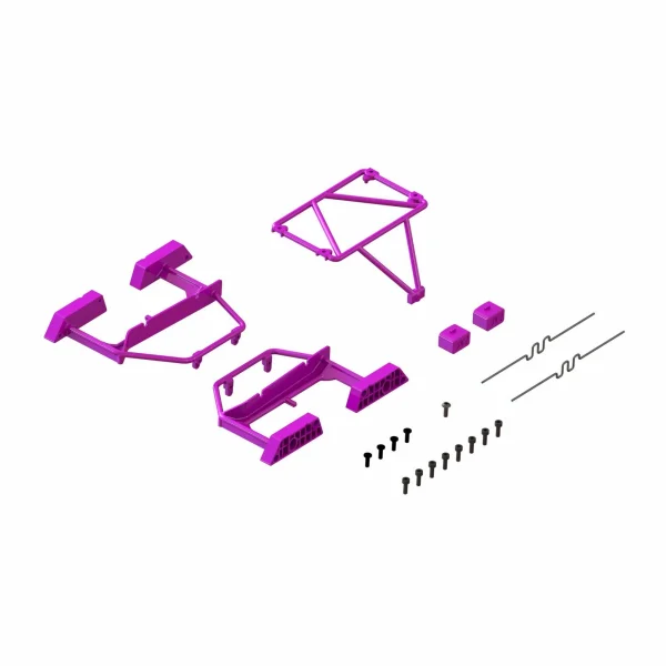 Desert Truck Body Roll Cage Set - Purple: GROM