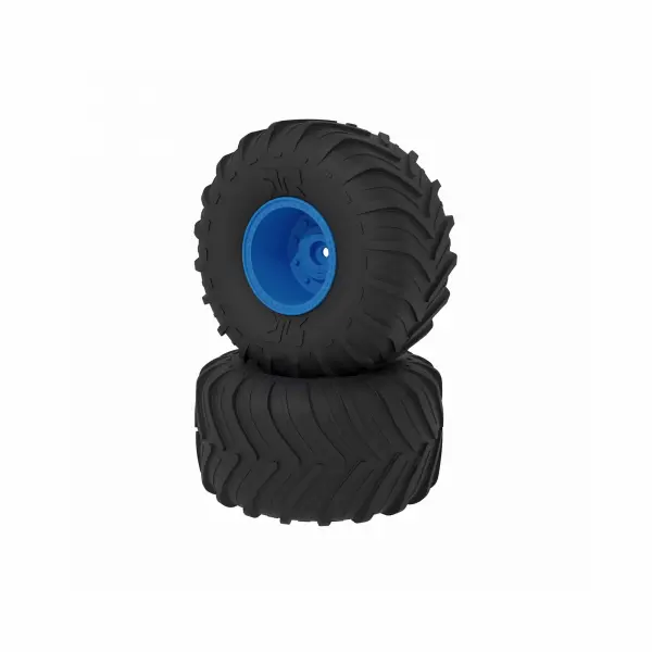 dBoots Chevron MT Tire Set - Glued - Blue — image 2 of 2