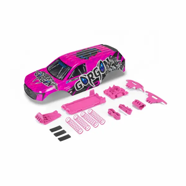 GORGON Painted Decaled Trimmed Body Set Pink/Black — image 2 of 2
