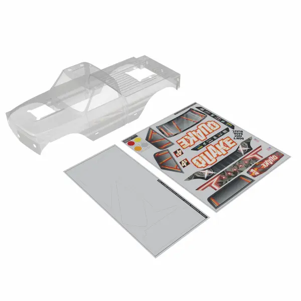 1:8 QUAKE 4S Brushless Clear Trimmed Body