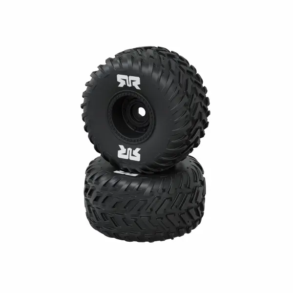 dBoots Cut Chevron Monster Truck Tire Set - Glued 16mm (2pcs)