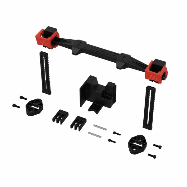 Ratchet Battery Mounting Set - Red