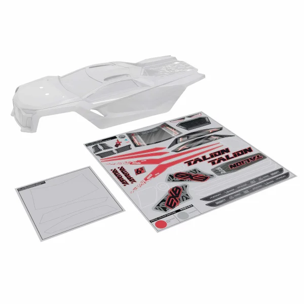 TALION 6S BLX Clear Bodyshell with Decals