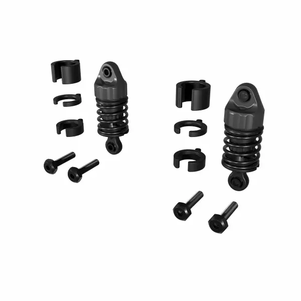 Front Shock Set 38.5mm Length - 800cSt Oil (2pcs): GROM