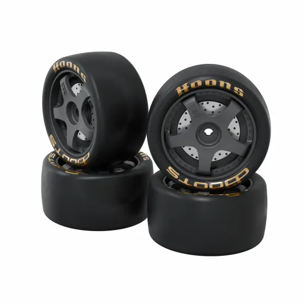 dBoots Hoons 28/055 1.65 Gold 5-Spoke - 12mm Hex (4pcs)