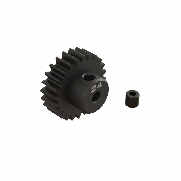 24T 0.8Mod 1:8 Bore CNC Steel Pinion Gear