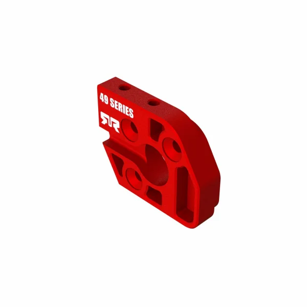 Aluminium Motor Plate 49 Series Red ** CLEARANCE **
