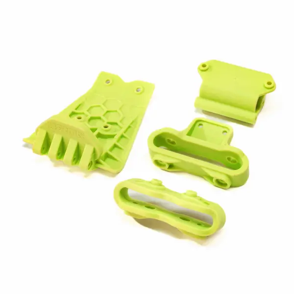 Lower Skid And Bumper Mount Set - Fluoro Yellow — image 2 of 2