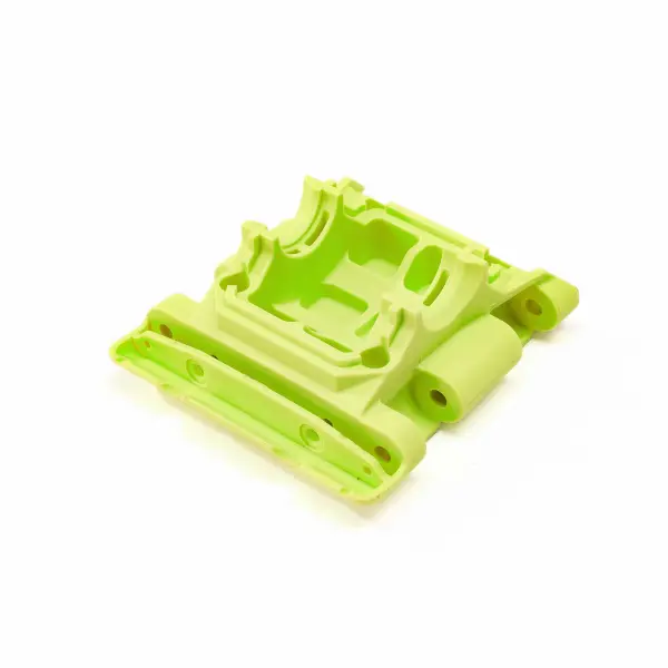 Rear Lower Skid/Gearbox Mount (1) - Fluoro Yel — image 2 of 2
