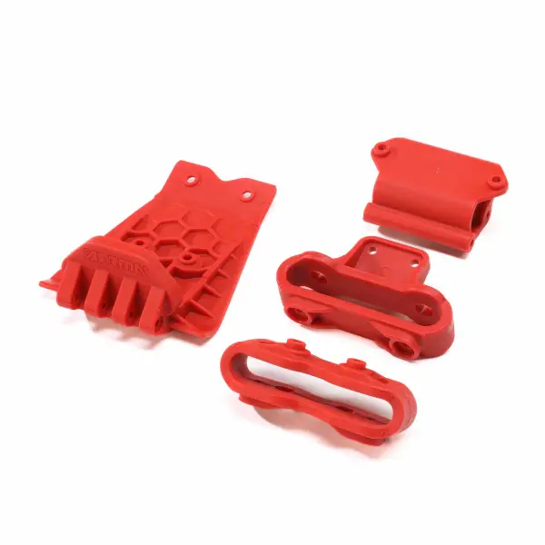 Lower Skid And Bumper Mount Set - Red &mdash; image 2 of 2
