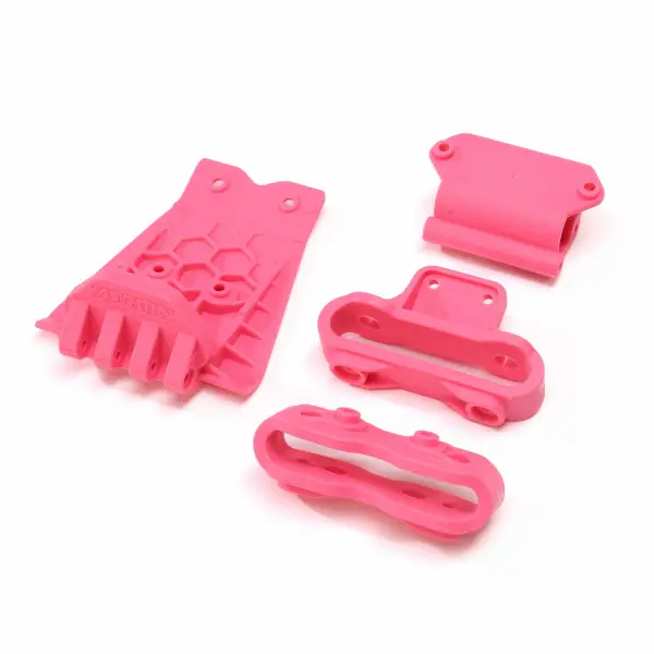 Lower Skid And Bumper Mount Set - Pink — image 2 of 2
