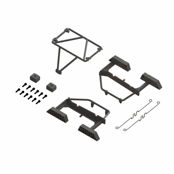 Desert Truck Body Roll Cage Set - Black: GROM