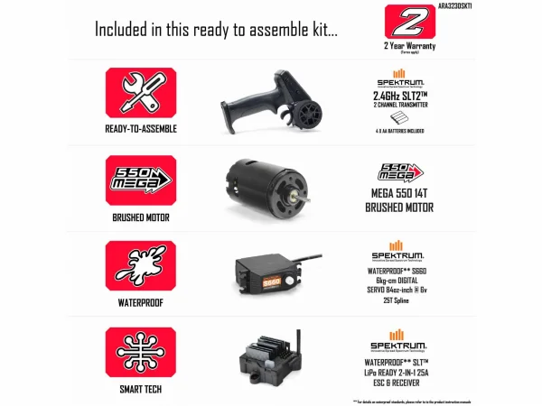 Arrma Gorgon MT Ready To Assemble Kit With Battery + Charger