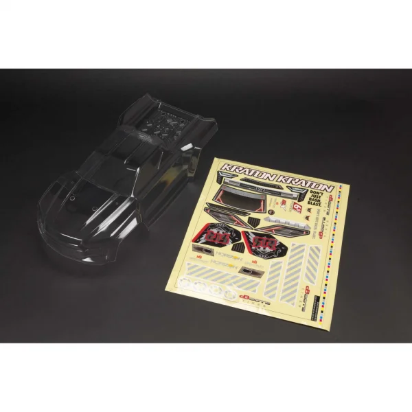 Arrma Kraton 6S Clear Bodyshell With Decals