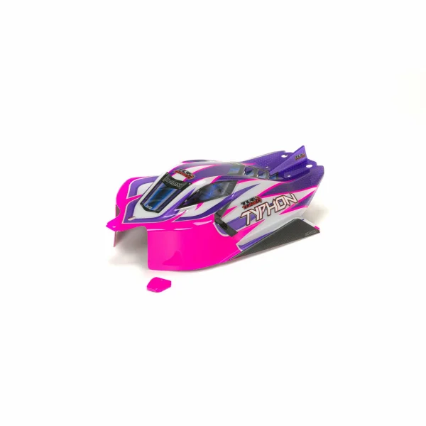 Arrma Typhon Pre Painted Finished Bodyshell - TLR Tuned Pink/Purple VM ** CLEARANCE **