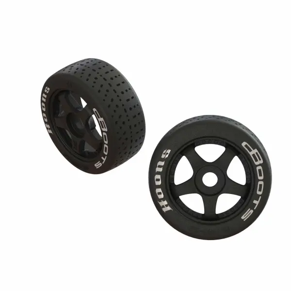 DBoots Hoons 42/100 2.9 Belted Speed Tyres on 17mm 5 Spoke Wheels (2) — image 1 of 5