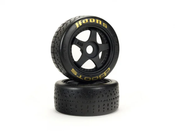 DBoots Hoons 42/100 2.9 Gold Belted Tyres on 5-Spoke 17mm Hex Wheels (2)