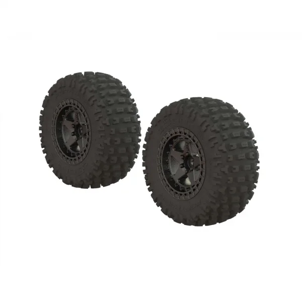 Dboots Fortress SC Tire Set Glued Gun Metal (2)