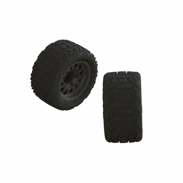 1:10 dBoots Katar MT Pre-Mounted Tire 14mm Hex (2)