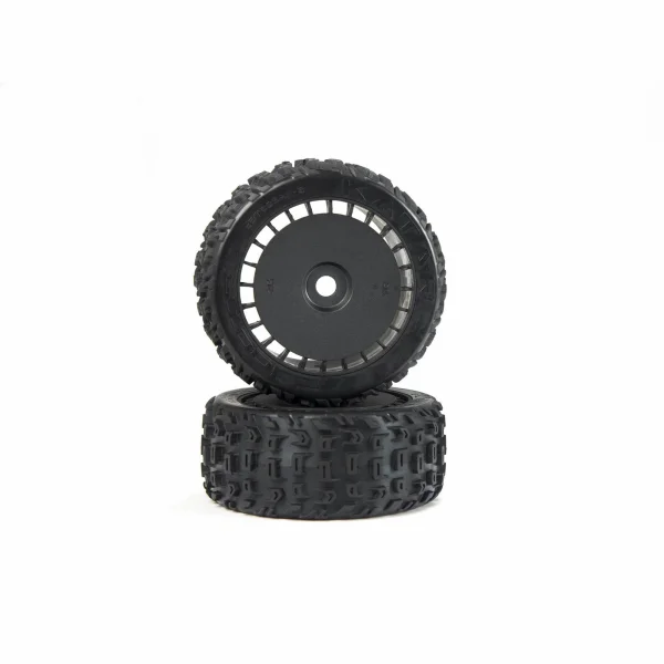 dBoots Katar T Belted 6S Tire Set Glued (Black) (2)