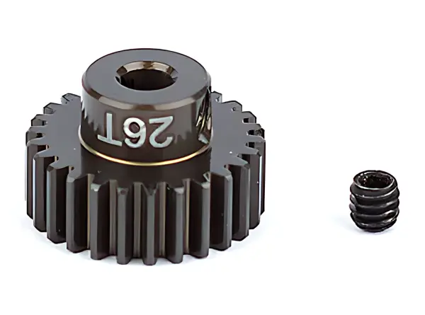Associated Factory Team Aluminium Pinion Gear - 26T 48DP - 3.2mm Shaft