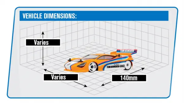 Team Associated RC28R Team Kit With Radbody Mako X + Wheel/Tyres — image 9 of 20