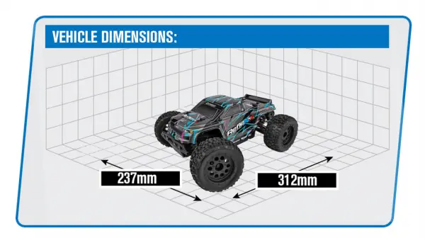 Associated Reflex 14MT RTR - Blue/Purple &mdash; image 13 of 13