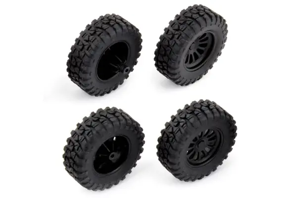 Associated MT28 Wheels + Tyres Mounted (F + R) — image 2 of 2