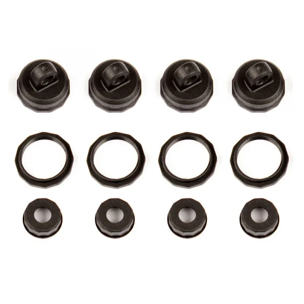 Associated Reflex 14B/14T Shock Caps + Collars