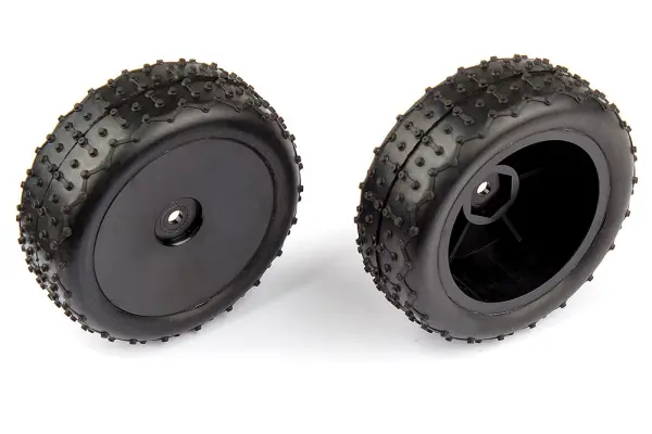 Associated Reflex 14B/14T Wide Mini Pin Tyres - Mounted &mdash; image 2 of 2
