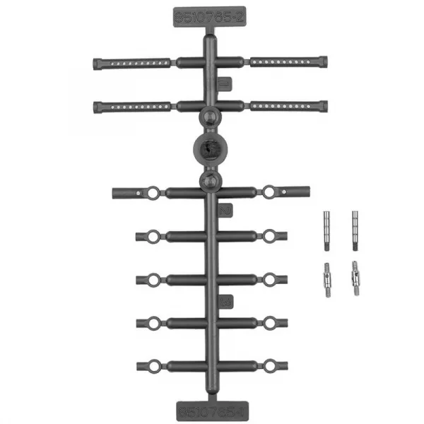 Team Associated RC28R Turnbuckle + Damper Tube Set — image 2 of 2