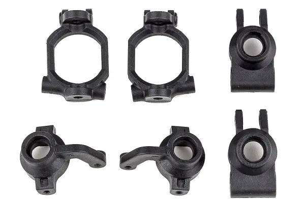 Team Associated Rival MT10 Caster And Steering Block Set &mdash; image 2 of 2