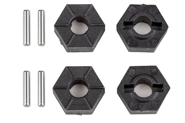 Team Associated Rival MT10 Wheel Hexes 12mm &mdash; image 2 of 2