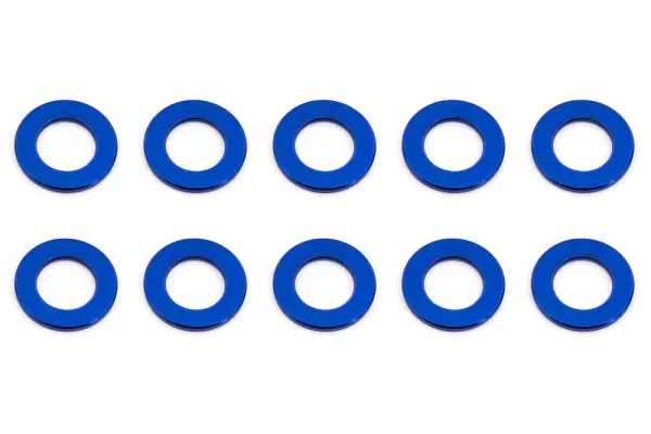Associated Ballstud Washers 5.5 X 0.5mm Blue Aluminium (10) — image 2 of 2