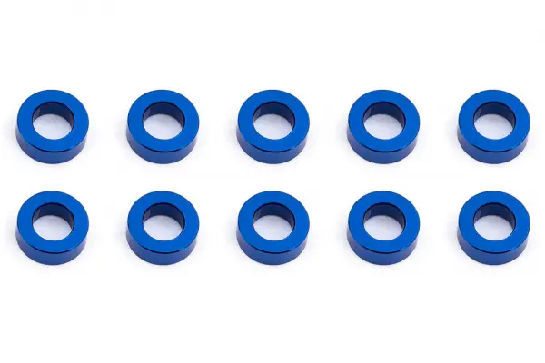 Associated Ballstud Washers 5.5 X 2.0mm Blue Aluminium (10)