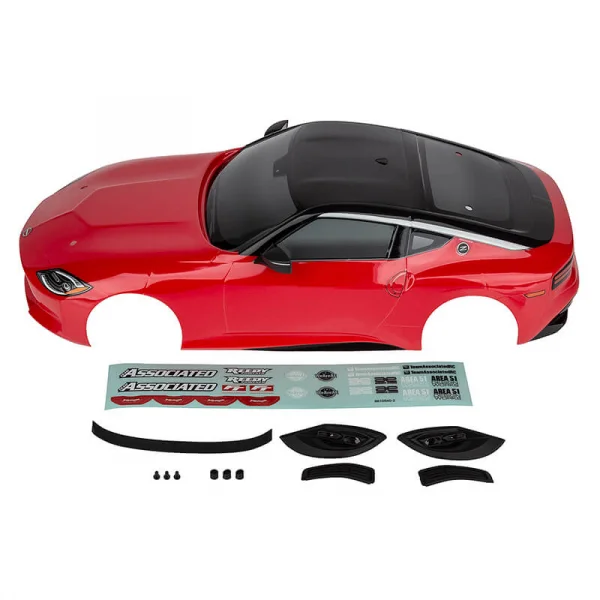 Team Associated Apex 2 Sport Nissan Z Body Set Passion Red — image 1 of 2
