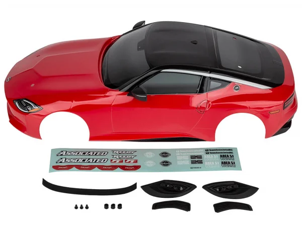 Team Associated Apex 2 Sport Nissan Z Body Set Passion Red — image 2 of 2