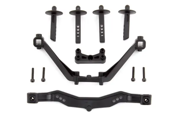 Associated SC6.1 Body Mounts Front + Rear — image 2 of 2
